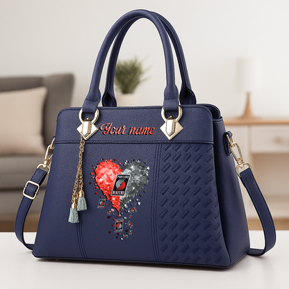 LIMITED EDITION - NEW CUSTOMIZED NBA22 PTB PORTLAND TRAIL BLAZERS ZIP HANDBAG MULTICOLOR