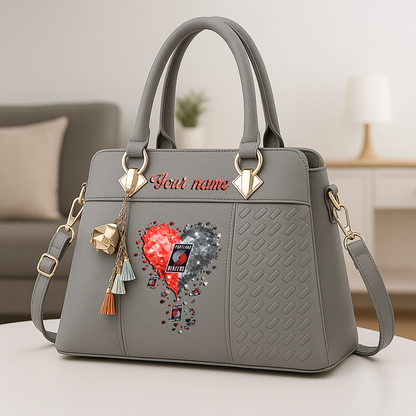 LIMITED EDITION - NEW CUSTOMIZED NBA22 PTB PORTLAND TRAIL BLAZERS ZIP HANDBAG MULTICOLOR