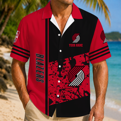 LIMITED EDITION - NEW CUSTOMIZED NBA22 PTB PORTLAND TRAIL BLAZERS UNISEX HAWAIIAN SHIRT