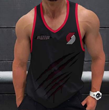 ELITE EDITION - NEW CUSTOMIZED NBA22 PTB PORTLAND TRAIL BLAZERS UNISEX TANK TOP