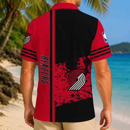 LIMITED EDITION - NEW CUSTOMIZED NBA22 PTB PORTLAND TRAIL BLAZERS UNISEX HAWAIIAN SHIRT