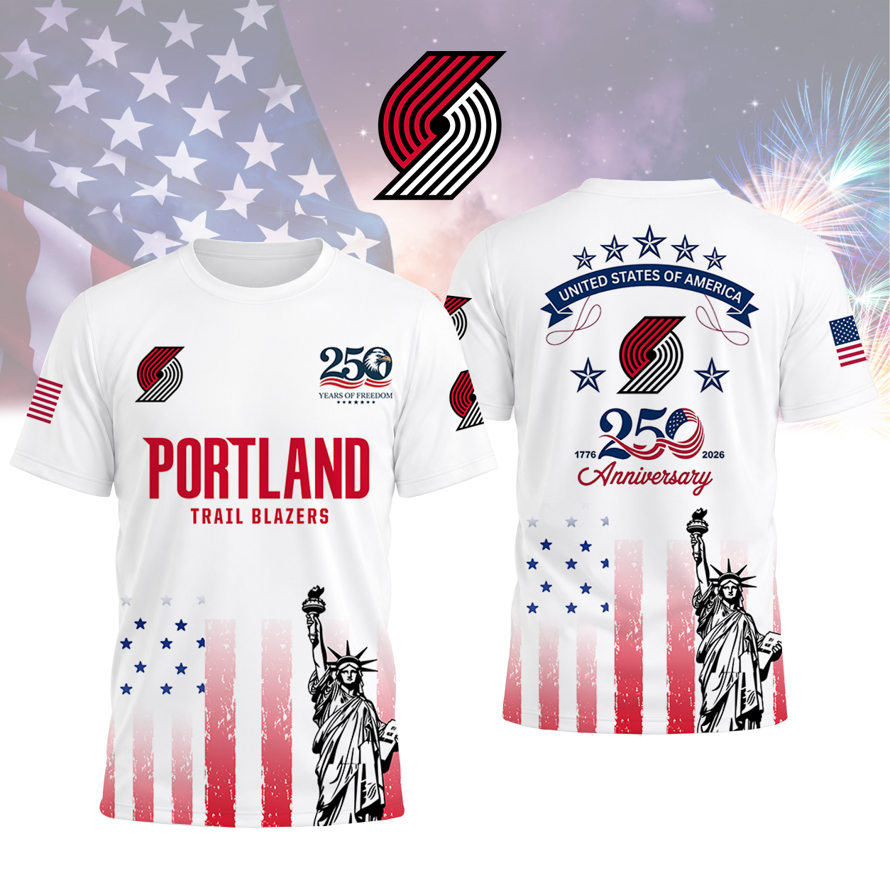LIMITED EDITION - NEW CUSTOMIZED NBA22 PTB PORTLAND TRAIL BLAZERS T-SHIRT, POLO SHIRT, ZIP POLO SHIRT, SWEATSHIRT, HOODIE & ZIP HOODIE