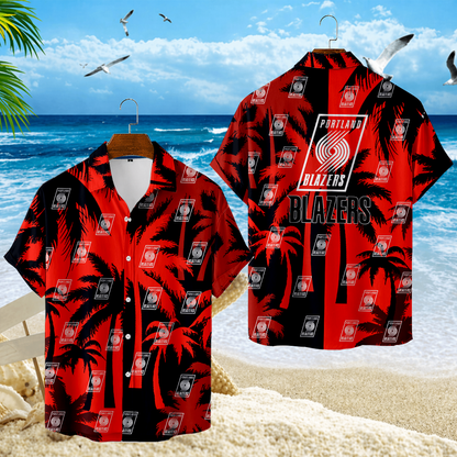 LIMITED EDITION - NEW CUSTOMIZED NBA22 PTB PORTLAND TRAIL BLAZERS UNISEX HAWAIIAN SHIRT