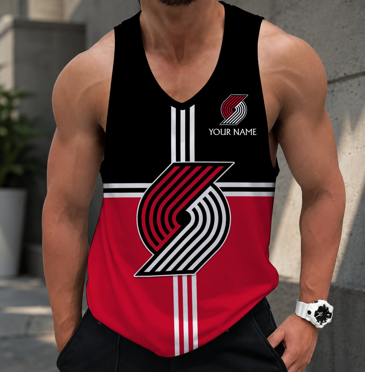 LIMITED EDITION - NEW CUSTOMIZED NBA22 PTB PORTLAND TRAIL BLAZERS MEN'S TANK TOP
