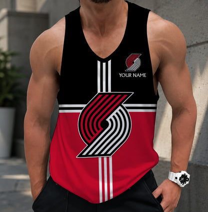 LIMITED EDITION - NEW CUSTOMIZED NBA22 PTB PORTLAND TRAIL BLAZERS MEN'S TANK TOP