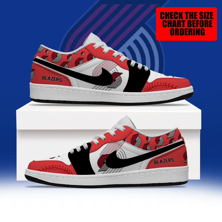 [HOT DEAL] NEW CUSTOMIZED NBA22 PTB PORTLAND TRAIL BLAZERS AIR JORDAN LOW SHOES