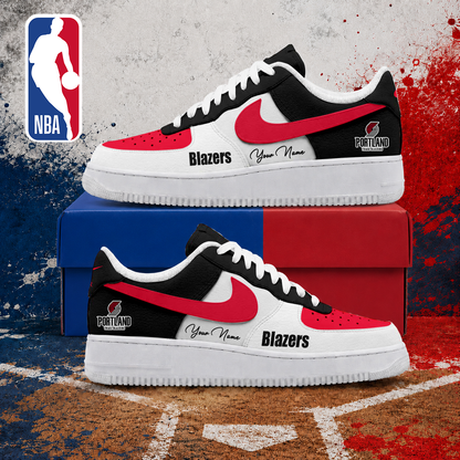MEGA SALE - NEW CUSTOMIZED NBA22 PTB PORTLAND TRAIL BLAZERS AF1 SNEAKERS