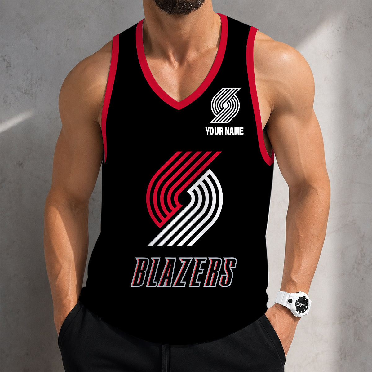 LIMITED EDITION - NEW CUSTOMIZED NBA22 PTB PORTLAND TRAIL BLAZERS UNISEX TANK TOP
