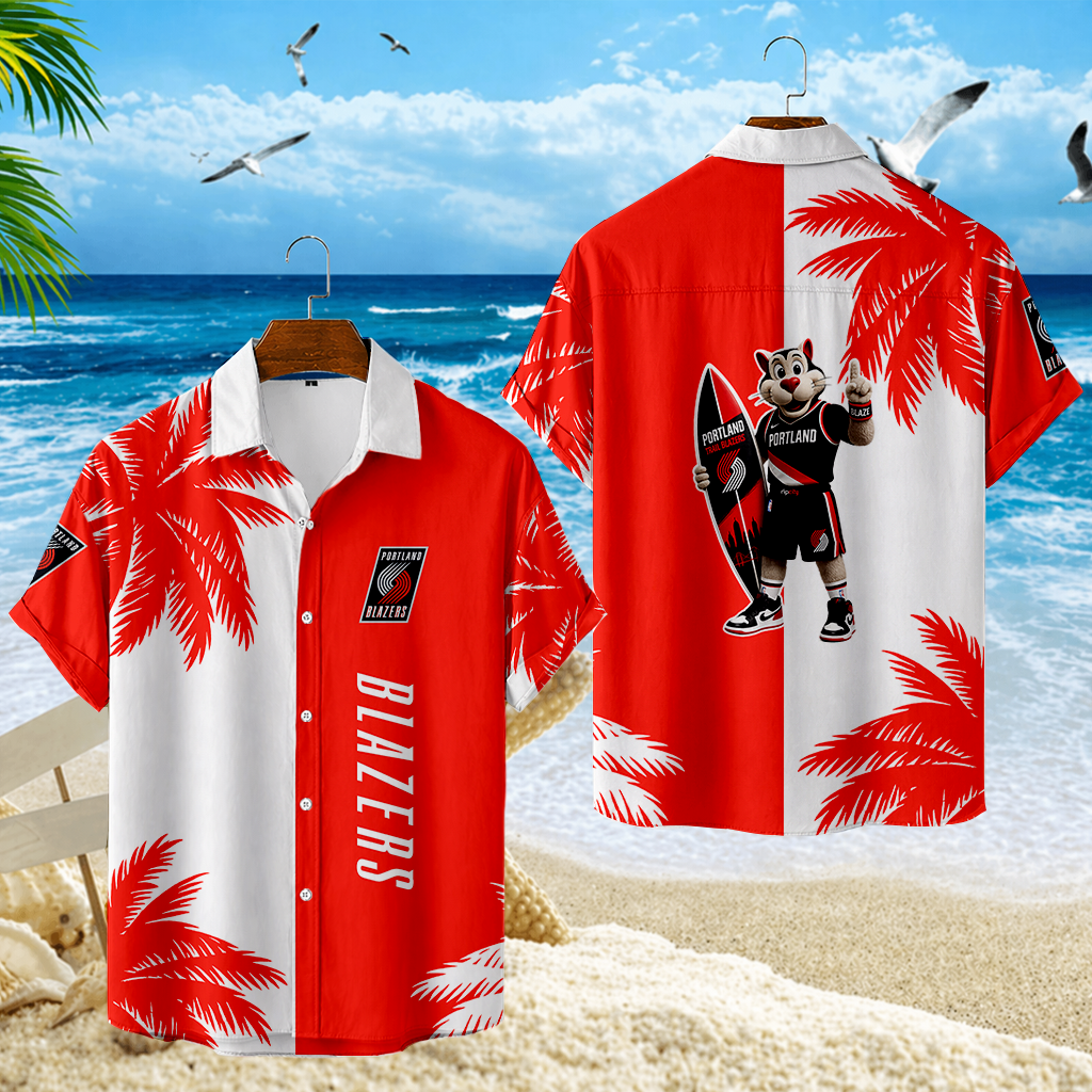 LIMITED EDITION - NEW CUSTOMIZED NBA22 PTB PORTLAND TRAIL BLAZERS UNISEX HAWAIIAN SHIRT
