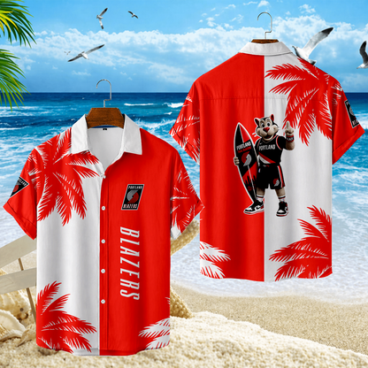 LIMITED EDITION - NEW CUSTOMIZED NBA22 PTB PORTLAND TRAIL BLAZERS UNISEX HAWAIIAN SHIRT