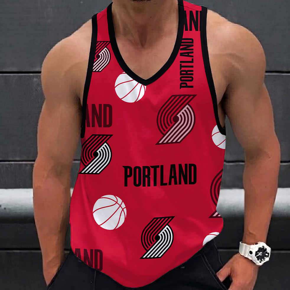 LIMITED EDITION - NEW CUSTOMIZED NBA22 PTB PORTLAND TRAIL BLAZERS UNISEX TANK TOP