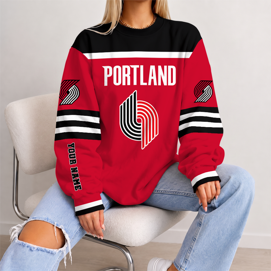 [HOT DEAL] NEW CUSTOMIZED NBA22 PTB PORTLAND TRAIL BLAZERS UNISEX SWEATSHIRT