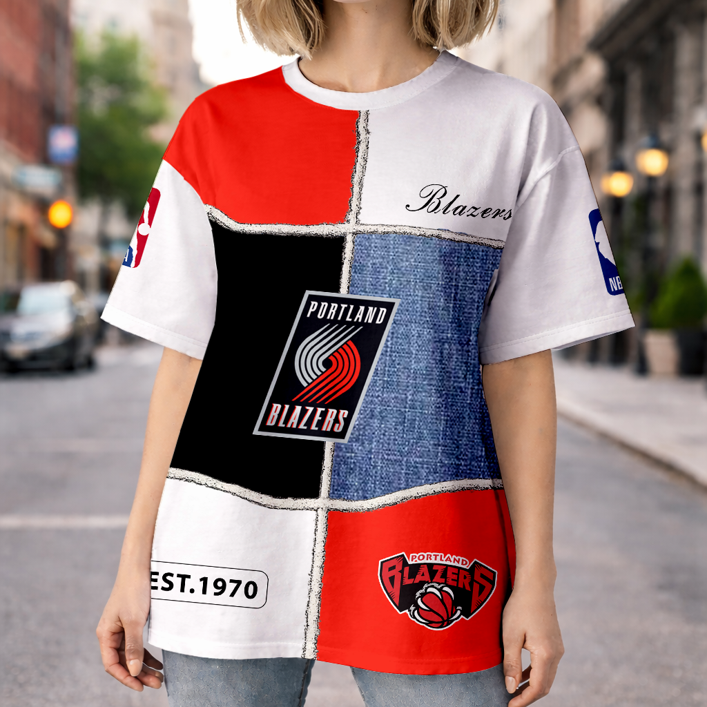LIMITED EDITION - NEW CUSTOMIZED NBA22 PTB PORTLAND TRAIL BLAZERS UNISEX T-SHIRT, POLO, HOODIE & JACKETS