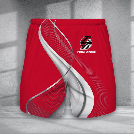 LIMITED EDITION - NEW CUSTOMIZED NBA22 PTB PORTLAND TRAIL BLAZERS SHORT PANTS
