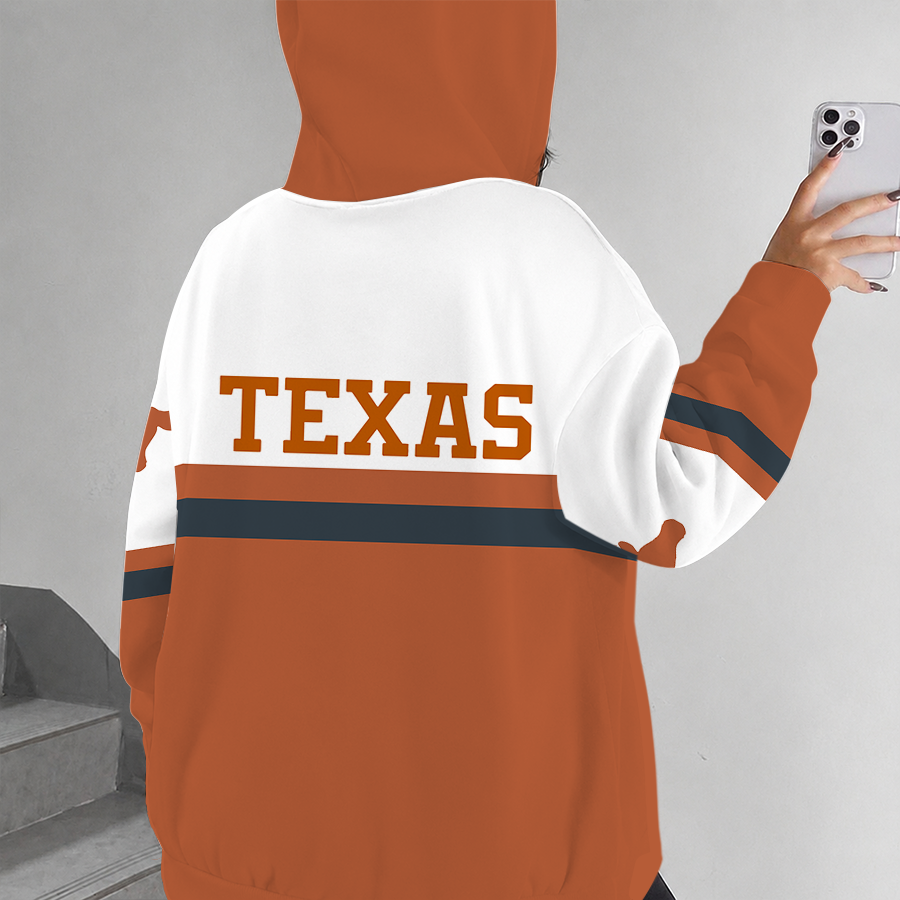 [FAN FAVORITE] NEW CUSTOMIZED NCAA FBS22 TXL TEXAS LONGHORNS ZIP HOODIE
