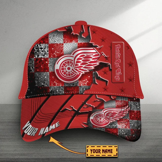 VIRAL EDITON - NEW CUSTOMIZED NHL22 DRW DETROIT RED WINGS CLASSIC CAP
