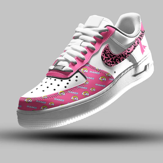 VIRAL EDITION - NEW CUSTOMIZED NFL22 LAR LOS ANGELES RAMS AF1 SNEAKERS