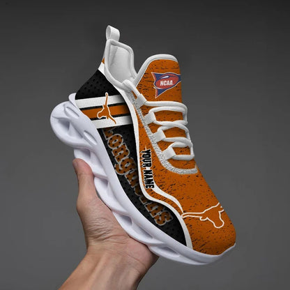 EXCLUSIVE EDITION - NEW CUSTOMIZED NCAA FBS22 TXL TEXAS LONGHORNS CLUNKY SNEAKERS