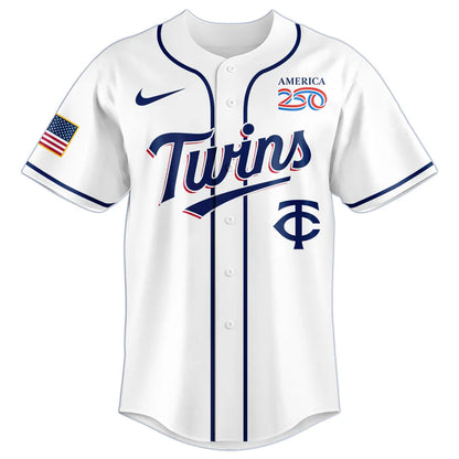 LIMITED EDITION - NEW CUSTOMIZED MLB22 MTS MINNESOTA TWINS BASEBALL JERSEY