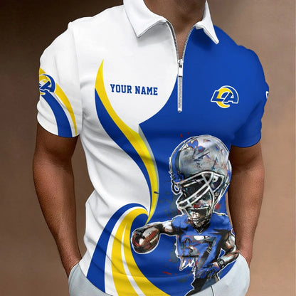 LIMITED EDITION - NEW CUSTOMIZED NFL22 LAR LOS ANGELES RAMS T-SHIRT, POLO SHIRT, ZIP POLO SHIRT, SWEATSHIRT, HOODIE & ZIP HOODIE