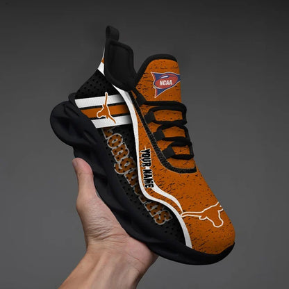 EXCLUSIVE EDITION - NEW CUSTOMIZED NCAA FBS22 TXL TEXAS LONGHORNS CLUNKY SNEAKERS