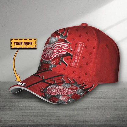 VIRAL EDITON - NEW CUSTOMIZED NHL22 DRW DETROIT RED WINGS CLASSIC CAP