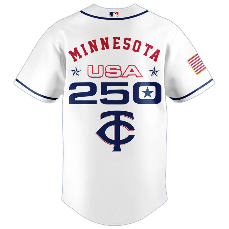 LIMITED EDITION - NEW CUSTOMIZED MLB22 MTS MINNESOTA TWINS BASEBALL JERSEY