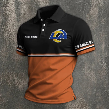 [SPECIAL OFFER] NEW CUSTOMIZED NFL22 LAR LOS ANGELES RAMS POLO SHIRT