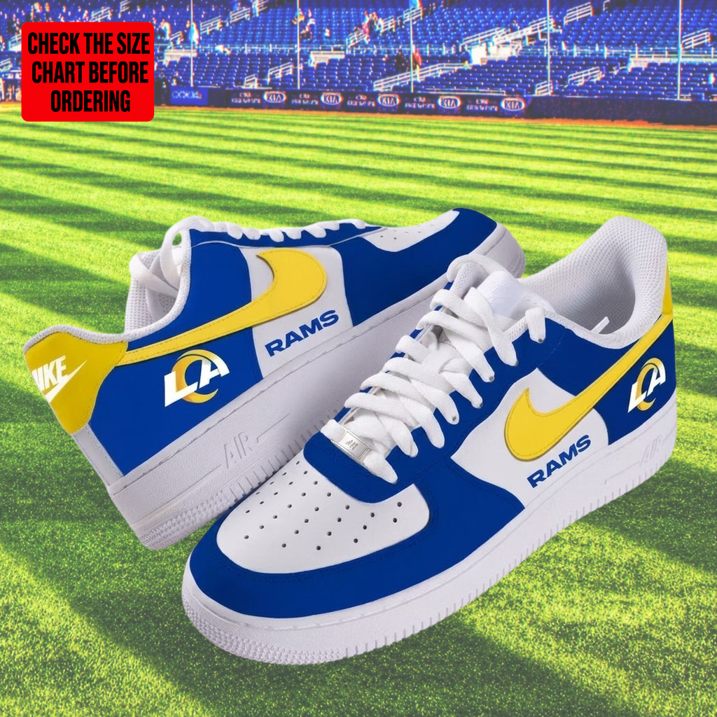 [SPECIAL OFFER] NEW CUSTOMIZED NFL22 LAR LOS ANGELES RAMS AF1 SHOES