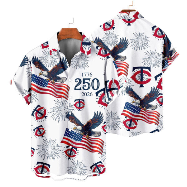 LIMITED EDITION - NEW CUSTOMIZED MLB22 MTS MINNESOTA TWINS UNISEX HAWAIIAN SHIRT