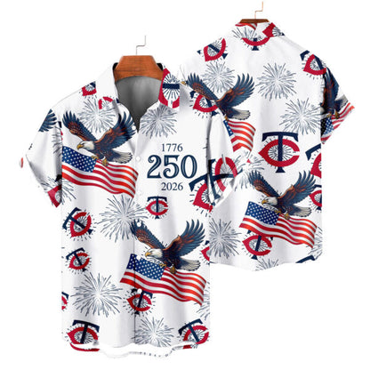 LIMITED EDITION - NEW CUSTOMIZED MLB22 MTS MINNESOTA TWINS UNISEX HAWAIIAN SHIRT