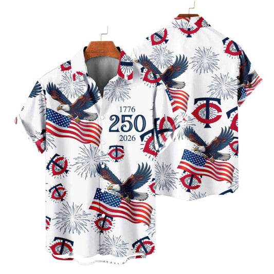 LIMITED EDITION - NEW CUSTOMIZED MLB22 MTS MINNESOTA TWINS UNISEX HAWAIIAN SHIRT