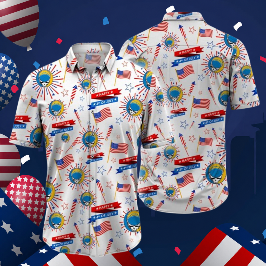 LIMITED EDITION - NEW CUSTOMIZED NFL22 LAR LOS ANGELES RAMS PATRIOTIC 250 USA HAWAIIAN SHIRT
