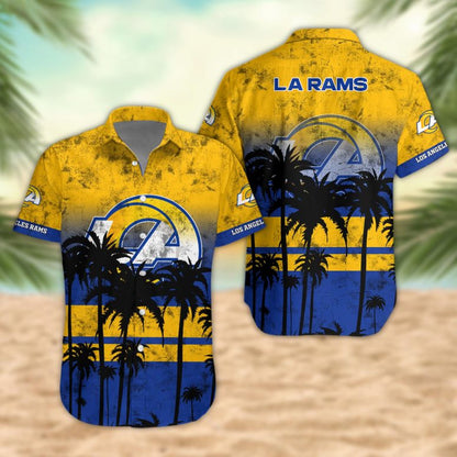 LIMITED EDITION - NEW CUSTOMIZED NFL22 LAR LOS ANGELES RAMS UNISEX HAWAIIAN SHIRT