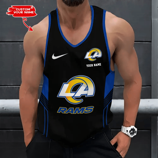 [SPECIAL OFFER] NEW CUSTOMIZED NFL22 LAR LOS ANGELES RAMS UNISEX TANK TOP