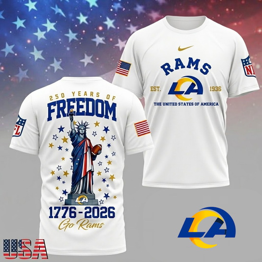 [SPECIAL OFFER] NEW CUSTOMIZED NFL22 LAR LOS ANGELES RAMS T-SHIRT, HOODIE, ZIP HOODIE