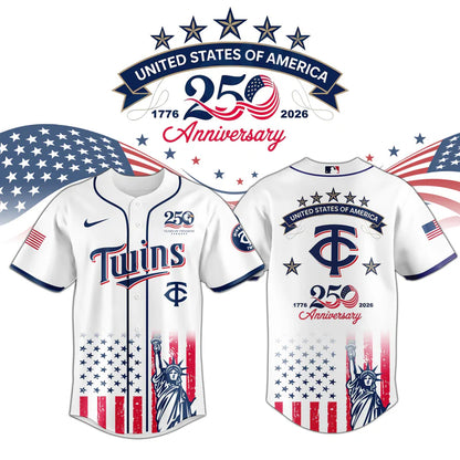 LIMITED EDITION - NEW CUSTOMIZED MLB22 MTS MINNESOTA TWINS BASEBALL JERSEY