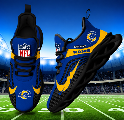 [SPECIAL OFFER] NEW CUSTOMIZED NFL22 LAR LOS ANGELES RAMS UNISEX CLUNKY SNEAKERS