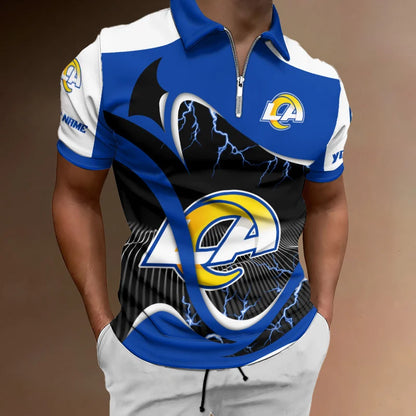 LIMITED EDITION - NEW CUSTOMIZED NFL22 LAR LOS ANGELES RAMS T-SHIRT, POLO SHIRT, ZIP POLO SHIRT, SWEATSHIRT, HOODIE & ZIP HOODIE