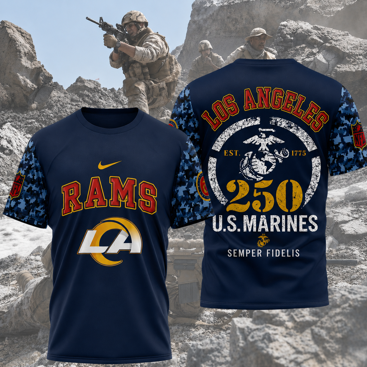 LIMITED EDITION - NEW CUSTOMIZED NFL22 LAR LOS ANGELES RAMS T-SHIRT, HOODIE, ZIP HOODIE