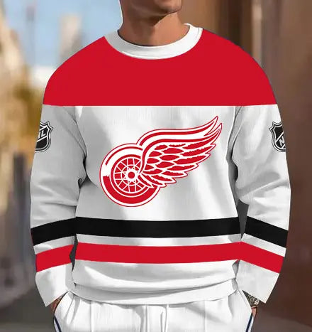[SUPER SALE] NEW CUSTOMIZED NHL22 DRW DETROIT RED WINGS UNISEX SWEATSHIRT