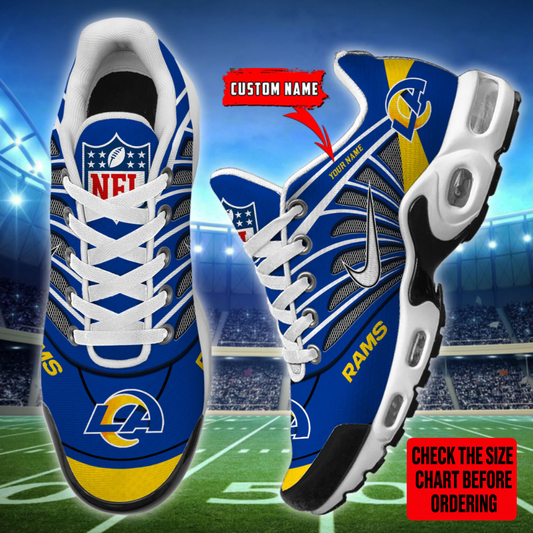 [SPECIAL OFFER] NEW CUSTOMIZED NFL22 LAR LOS ANGELES RAMS AIR MAX PLUS SNEAKERS