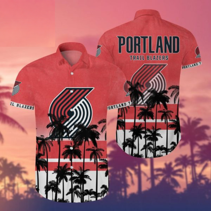 LIMITED EDITION - NEW CUSTOMIZED NBA22 PTB PORTLAND TRAIL BLAZERS UNISEX HAWAIIAN SHIRT