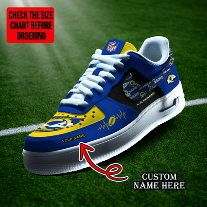 [SPECIAL OFFER] NEW CUSTOMIZED NFL22 LAR LOS ANGELES RAMS AF1 SHOES