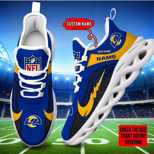 [SPECIAL OFFER] NEW CUSTOMIZED NFL22 LAR LOS ANGELES RAMS UNISEX CLUNKY SNEAKERS