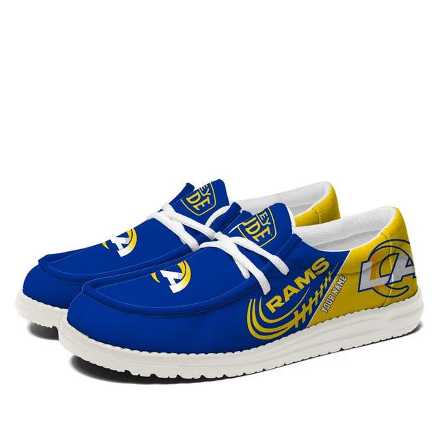 [SPECIAL OFFER] NEW CUSTOMIZED NFL22 LAR LOS ANGELES RAMS LOAFER SHOES