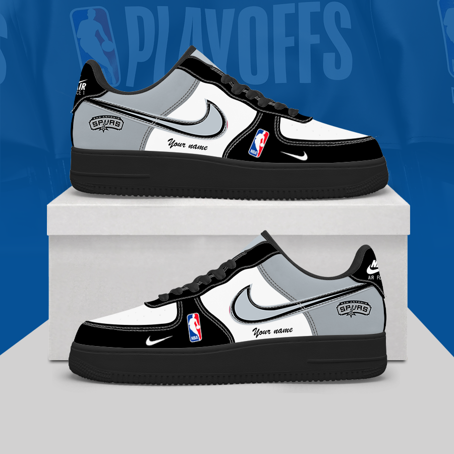 [HOT DEAL] NEW CUSTOMIZED NBA23 SAS SAN ANTONIO SPURS AF1 SHOES