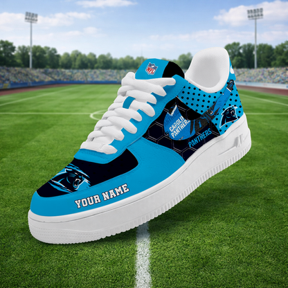 LIMITED EDITION - NEW CUSTOMIZED NFL23 CLP CAROLINA PANTHERS AF1 SNEAKERS