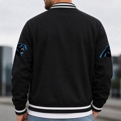 [SPECIAL OFFER] NEW CUSTOMIZED NFL23 CLP CAROLINA PANTHERS MEN'S CASUAL JACKET
