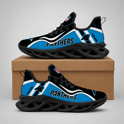 SPECIAL EDITION - NEW CUSTOMIZED NFL23 CLP CAROLINA PANTHERS MAX SOUL SHOES